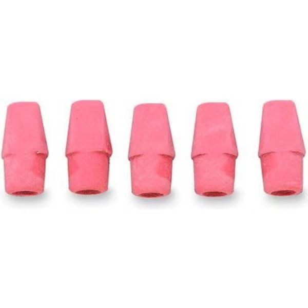 Integra„¢ Pencil Cap Erasers, Wedge-Shaped, F/ Standard Pencils, 144/BX, Pink, Integra, Mfr#: 36523